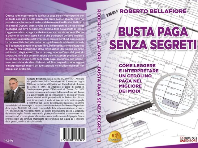 Roberto Bellafiore, Busta Paga Senza Segreti: il Bestseller su come leggere un cedolino paga dalla A alla Z